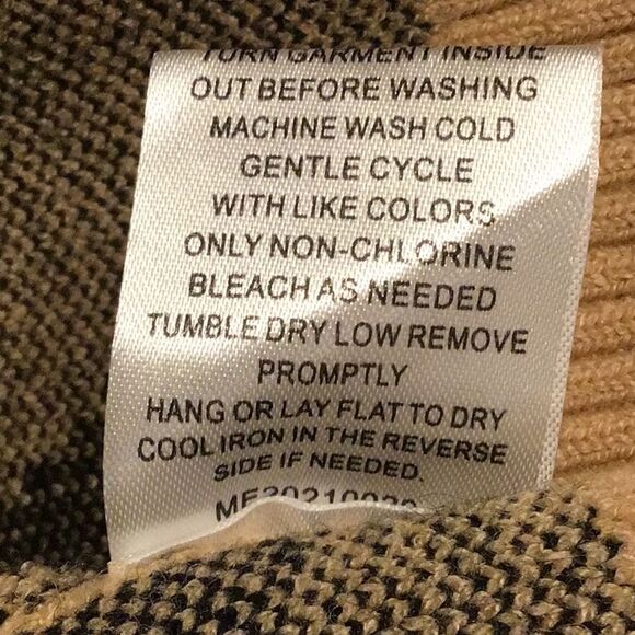 Jack and Avery Tan Cheetah Animal Print Long Open Front Knit Cardigan Sweater - Picture 15 of 15